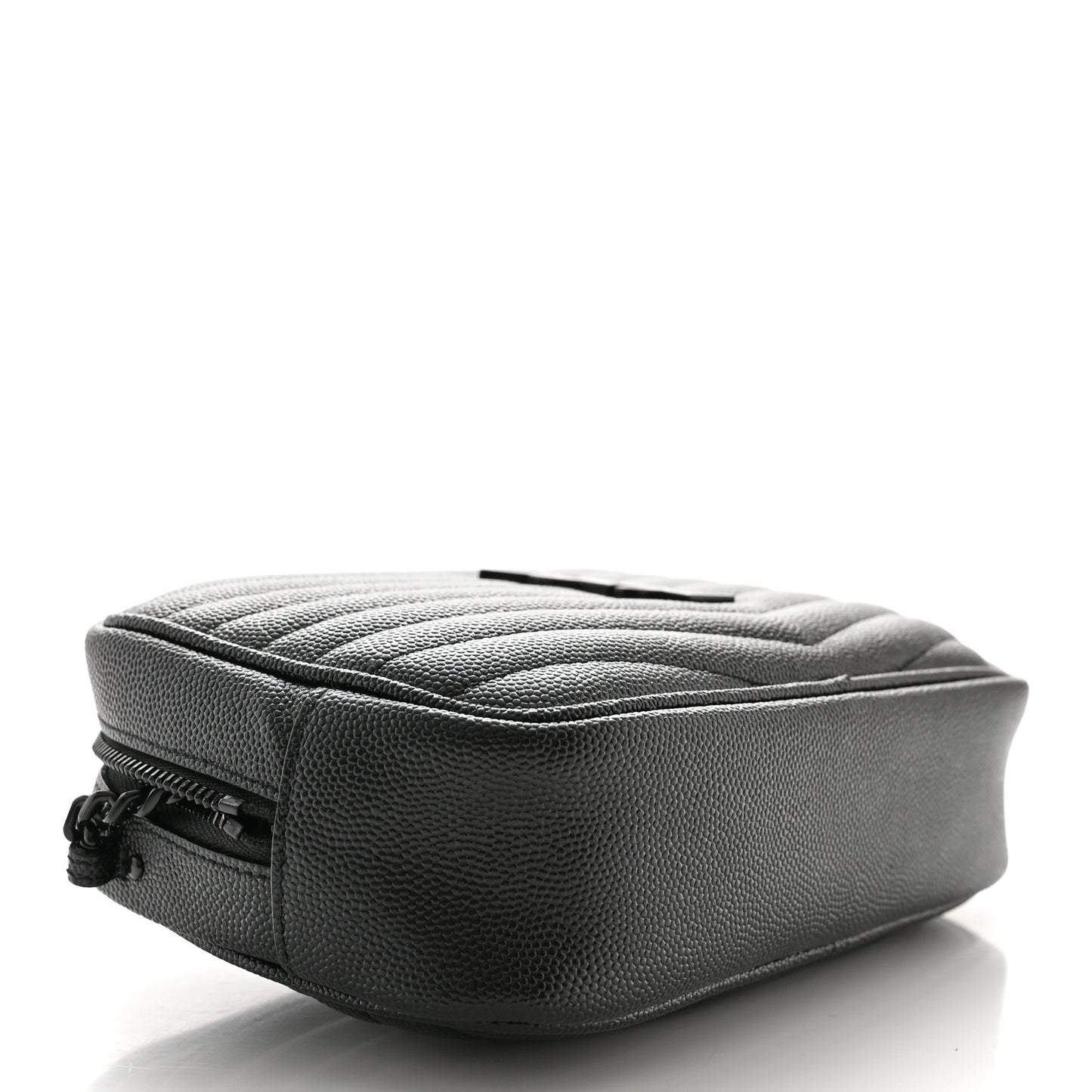 Grain De Poudre Matelasse Monochrome Monogram Mini Lou Camera Bag Black