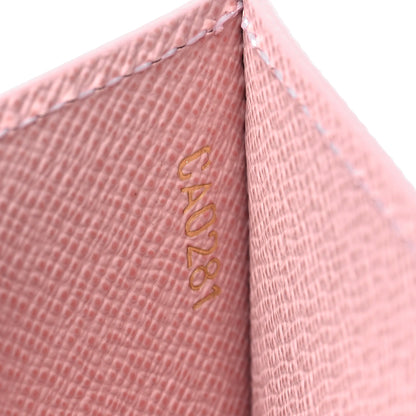 Louis Vuitton Damier Azur Daily Card Holder Rose Ballerine 7 of 7
