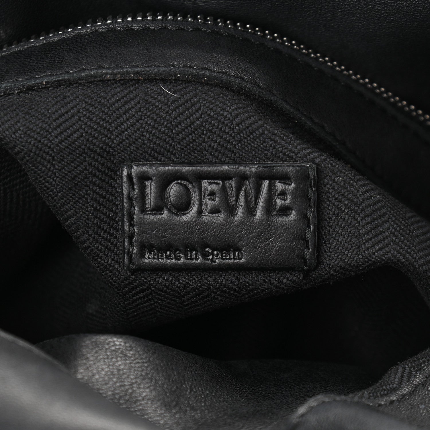 Loewe Calfskin Small Flamenco Knot Bag Black 6 of 8