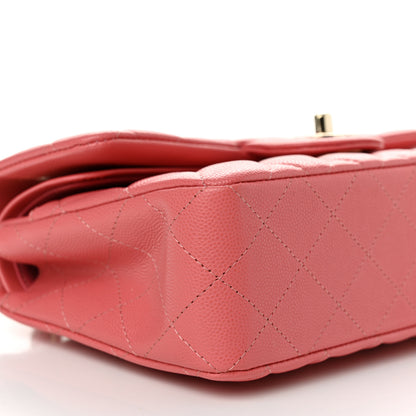 Chanel Caviar Quilted Small Double Flap Pink 8 of 10