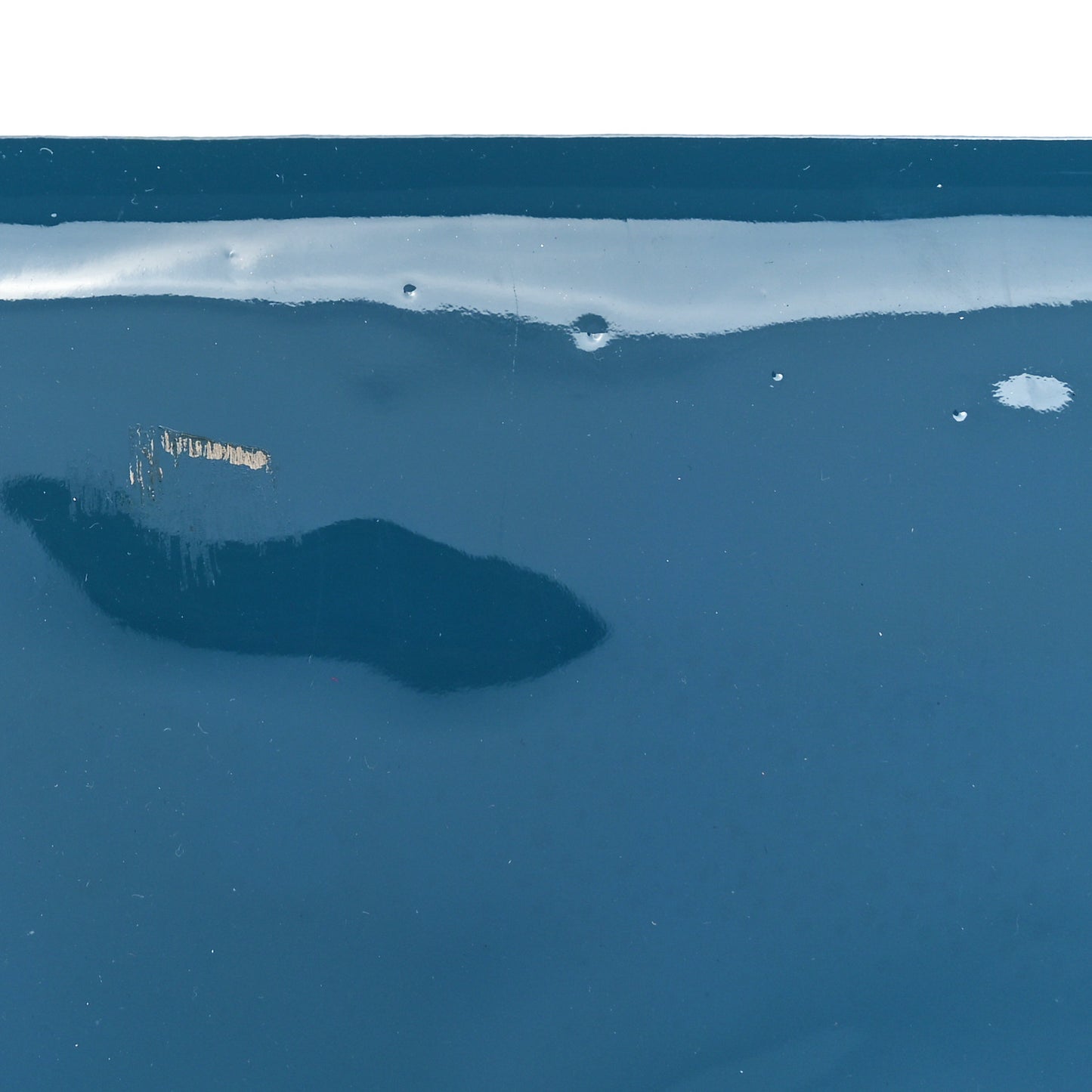 Patent Rockstud Wristlet Clutch Blue