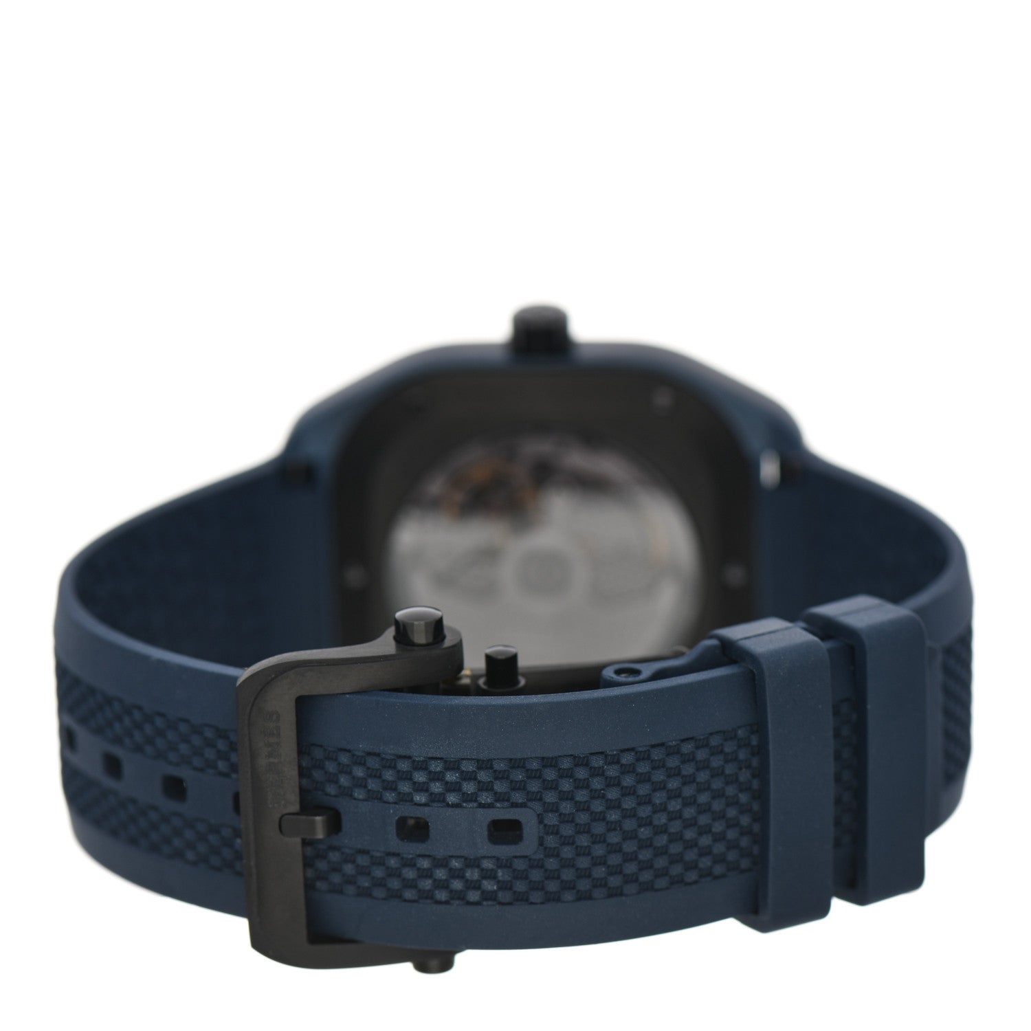 Hermes PVD Titanium Rubber 39mm H08 Automatic Watch Bleu Abysse 3 of 5