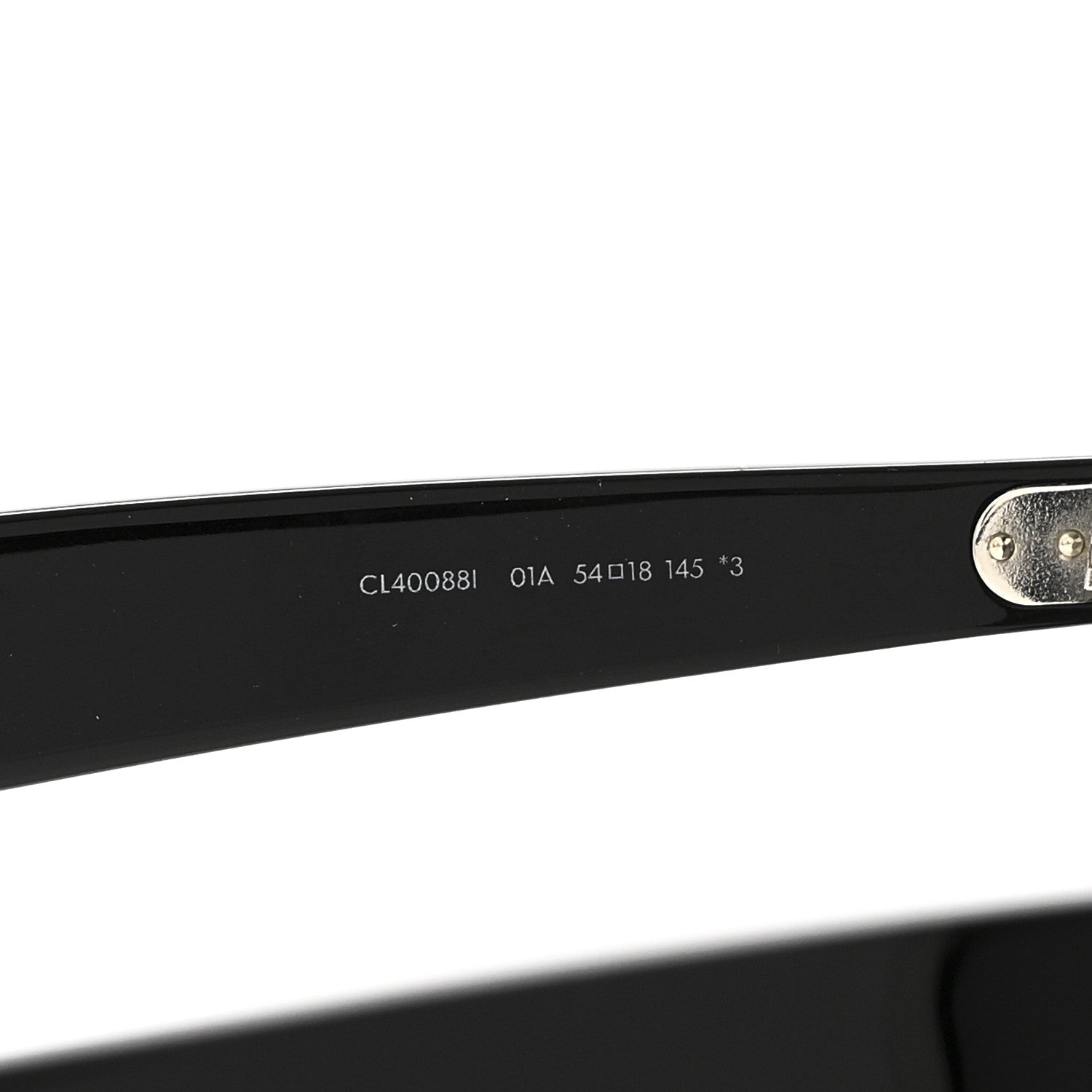 Celine Acetate Polarized Square Sunglasses CL40088I Black 1791417