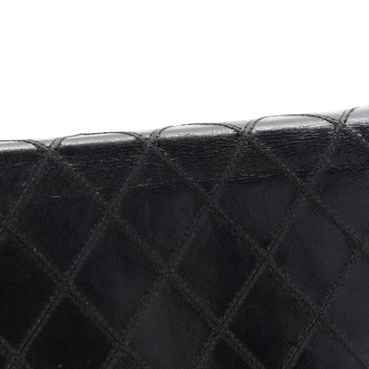 Chanel Lambskin Diamond Stitched Wallet On Chain WOC Black 11 of 13
