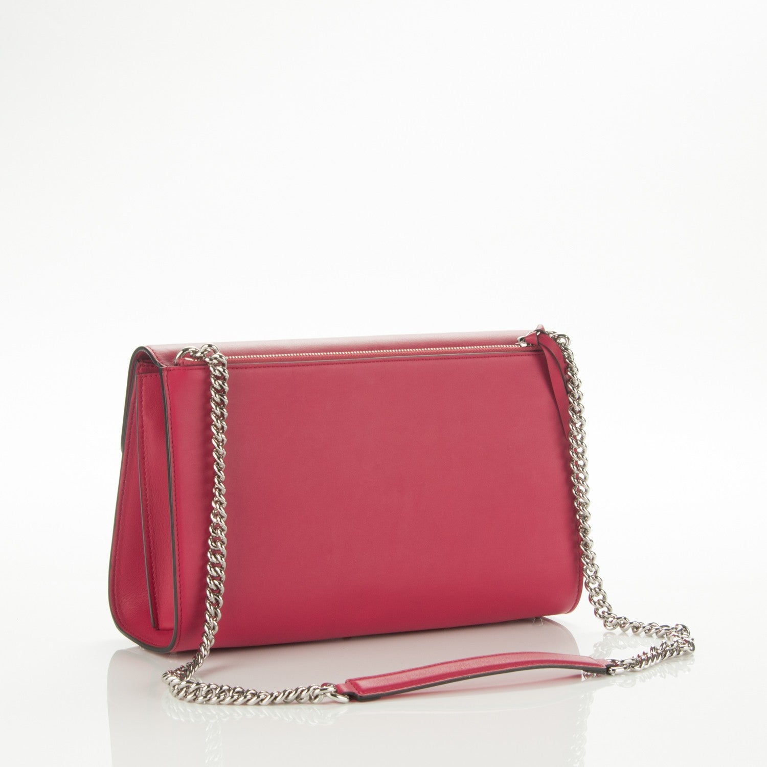 Gucci Moon Calfskin Medium Interlocking G Shoulder Bag Petunia 3 of 7