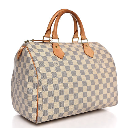 Louis Vuitton Damier Azur Speedy 30 3 of 10