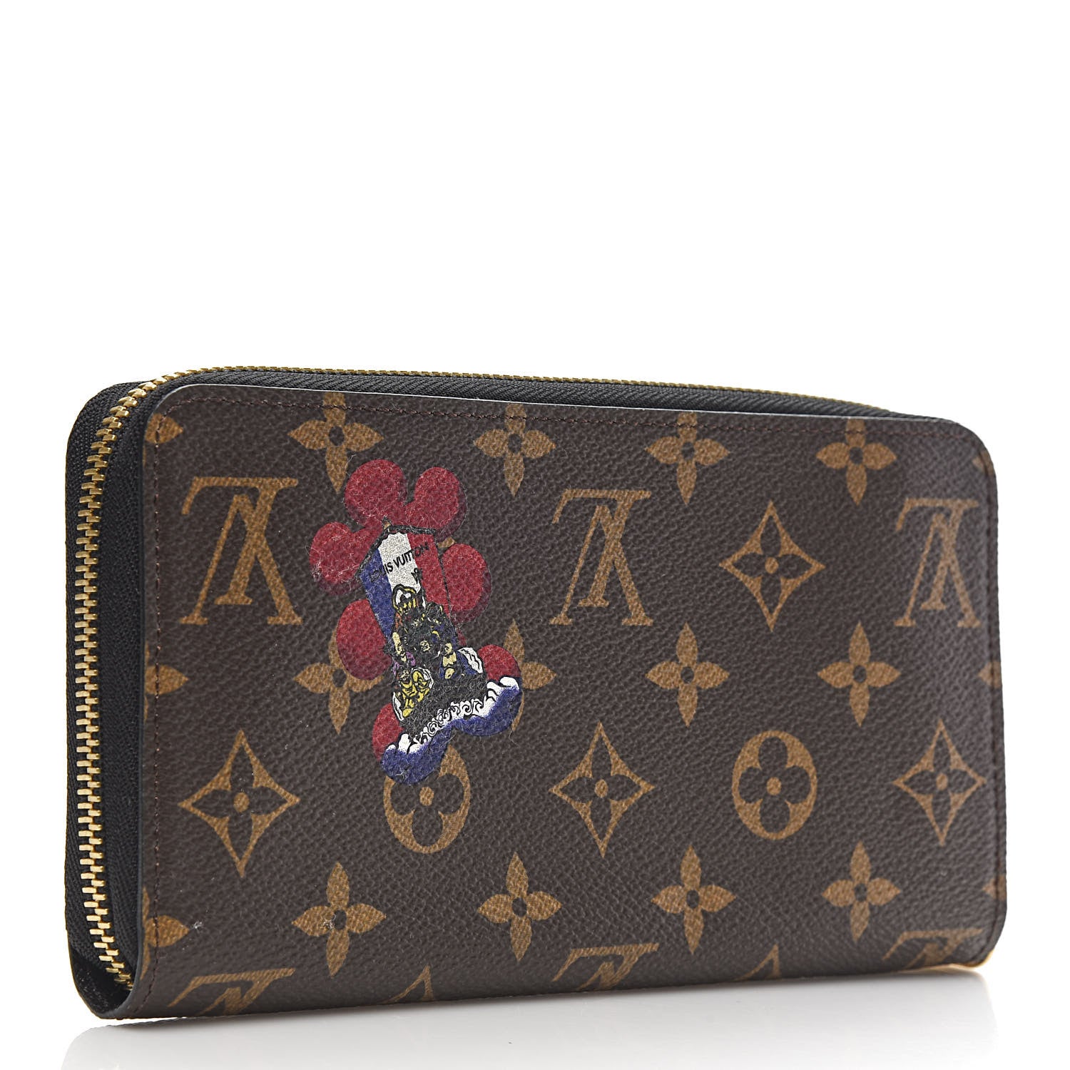 Louis Vuitton Monogram Kabuki Zippy Wallet 3 of 7