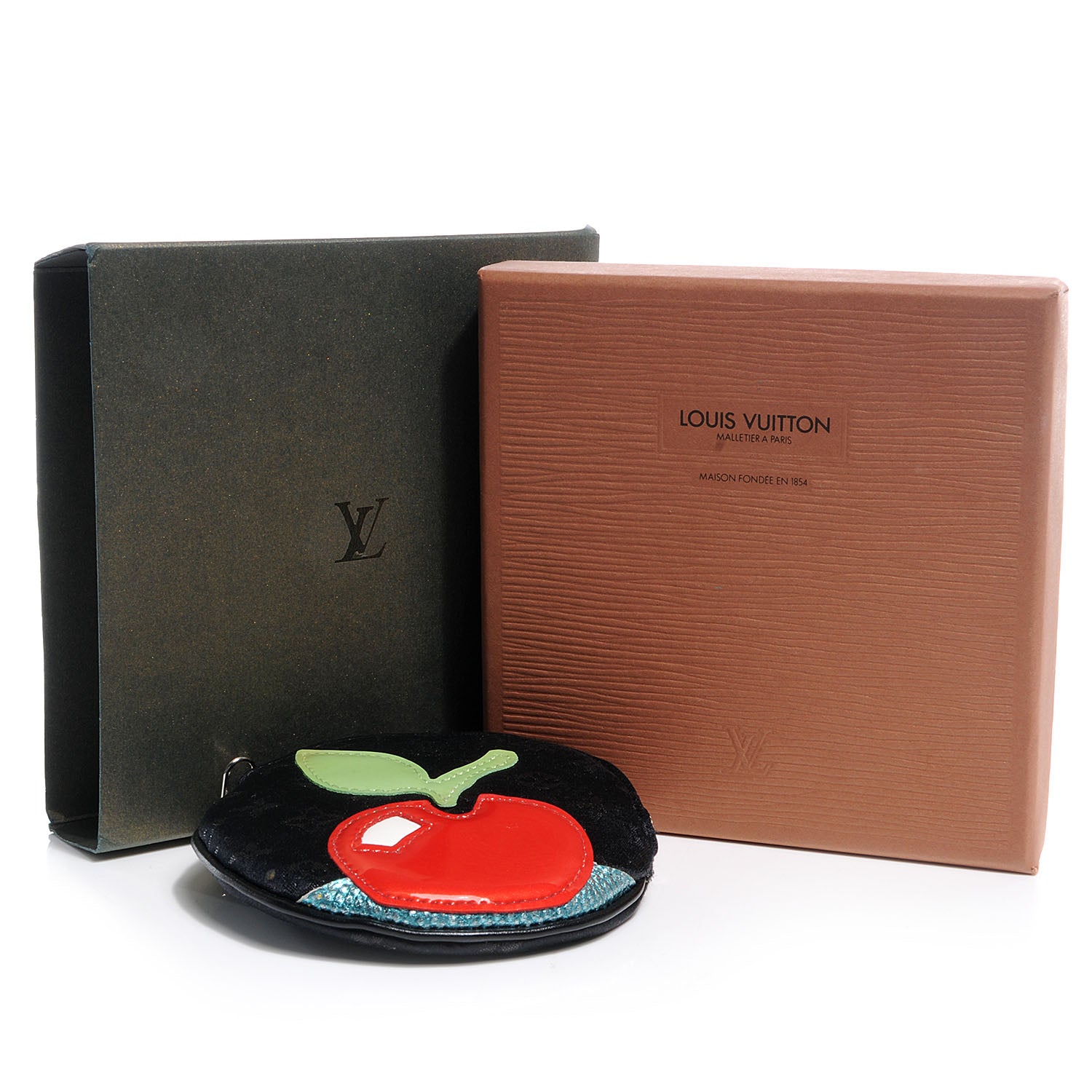 Louis Vuitton Mini Monogram Conte de Fees Apple Round Coin Purse 9 of 9