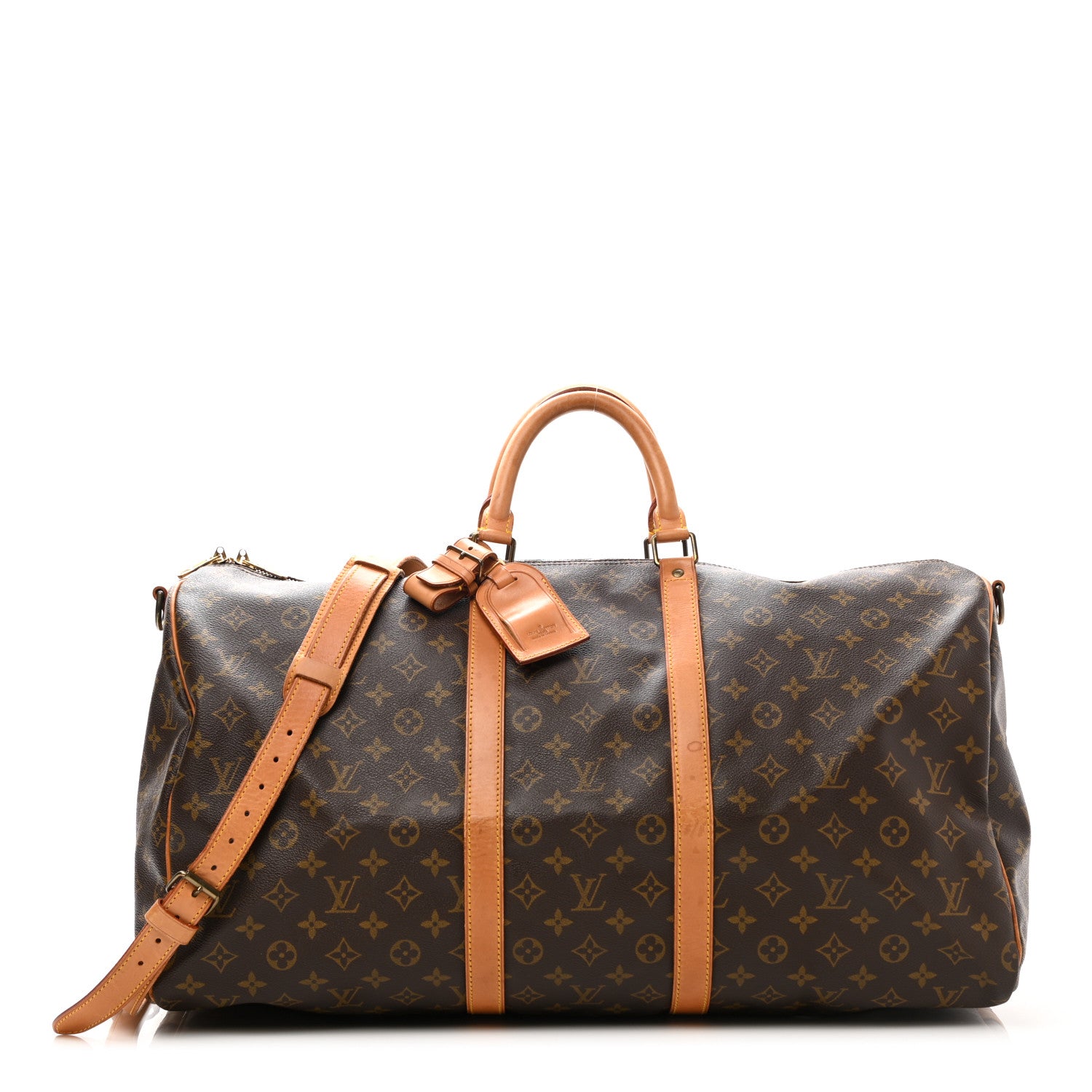 Louis Vuitton Monogram Keepall Bandouliere 55 1 of 12