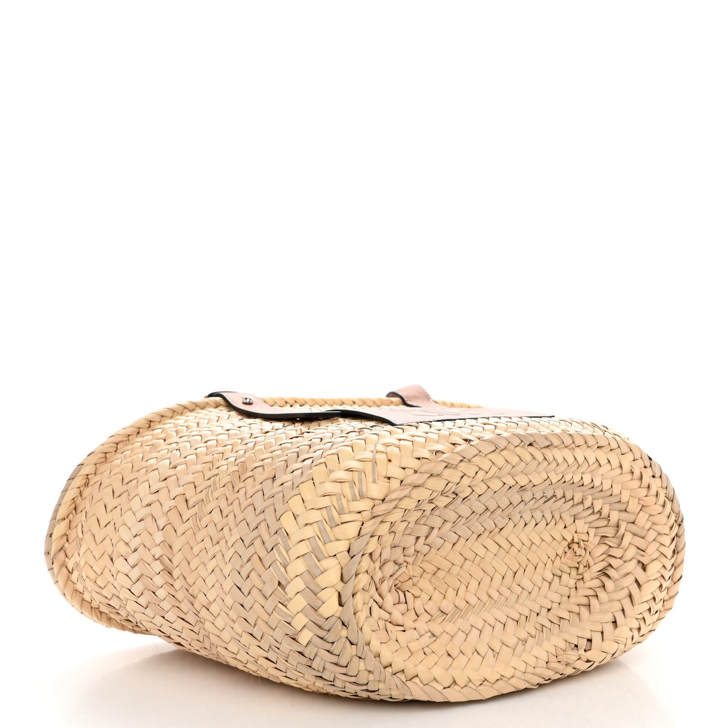 Raffia Basket Tote Bag Natural Tan
