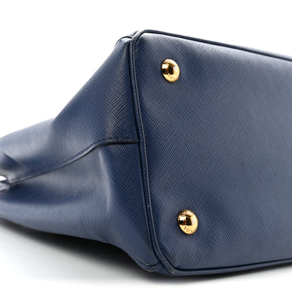 Prada Saffiano Lux Medium Tote Bluette 9 of 14