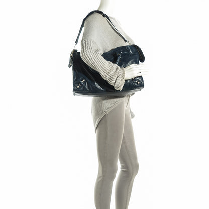 Balenciaga Agneau Giant 12 Silver Hardware City Bleu Obscur 4 of 11
