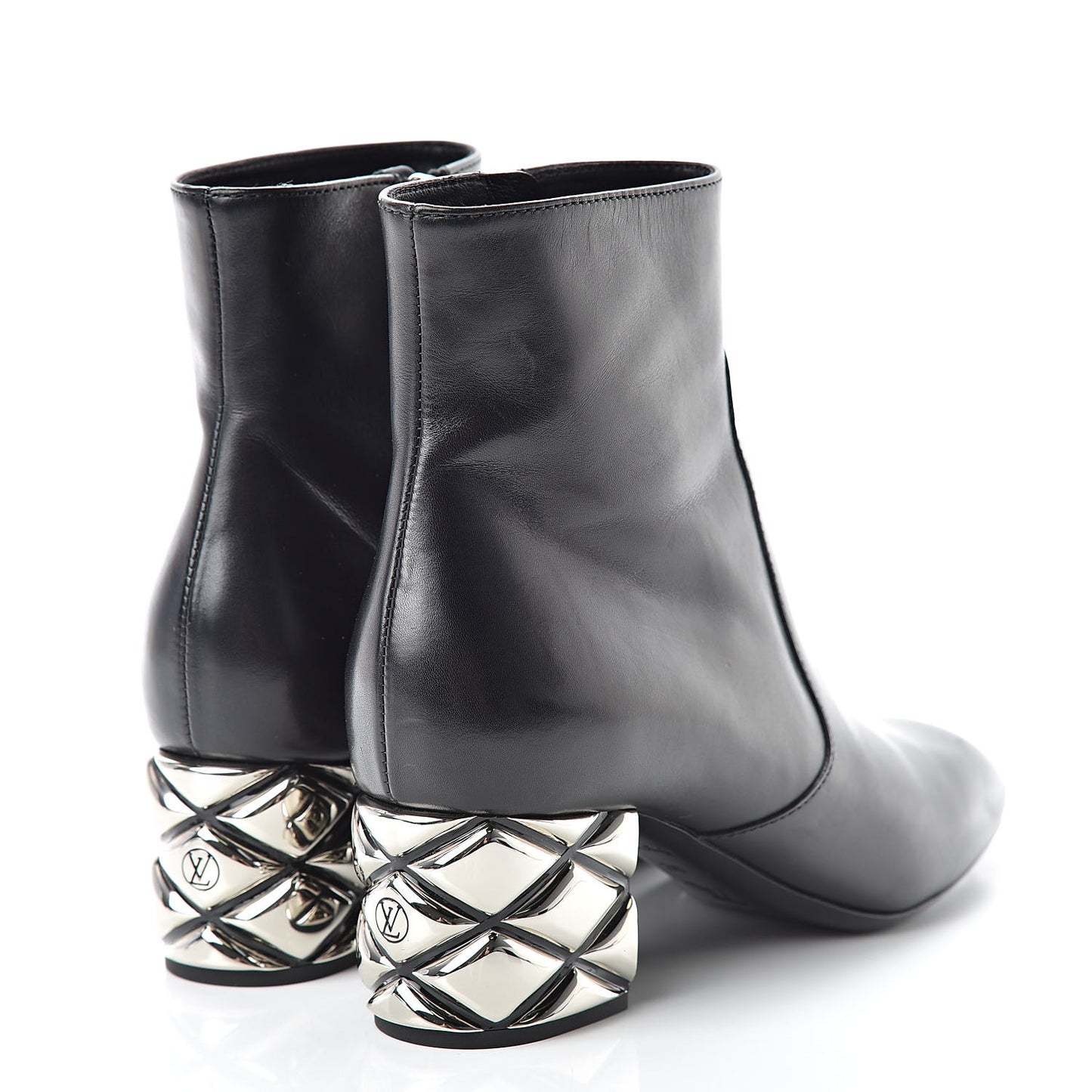 Lambskin Upstage Ankle Boots 36 Black