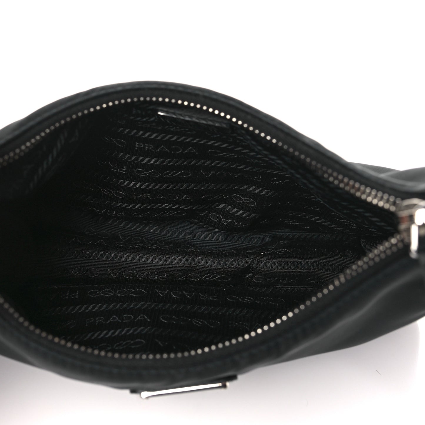 Tessuto Nylon Saffiano Mini Re-Edition 2005 Bag Black