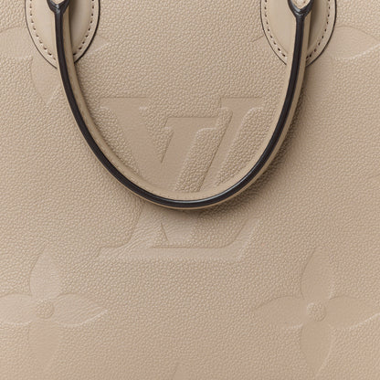 Louis Vuitton Empreinte Monogram Giant Onthego MM Tourterelle 7 of 9