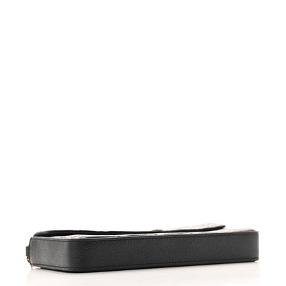 Louis Vuitton Empreinte Pochette Felicie Chain Wallet Black 5 of 13
