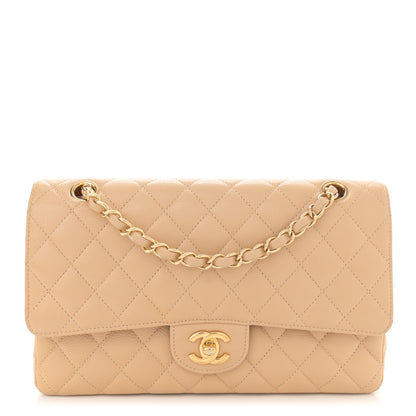 Chanel Caviar Quilted Medium Double Flap Beige 1 of 11