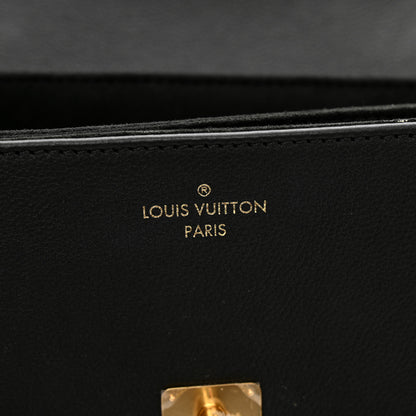 Louis Vuitton Grained Calfskin Lockme Oxford Black 8 of 12