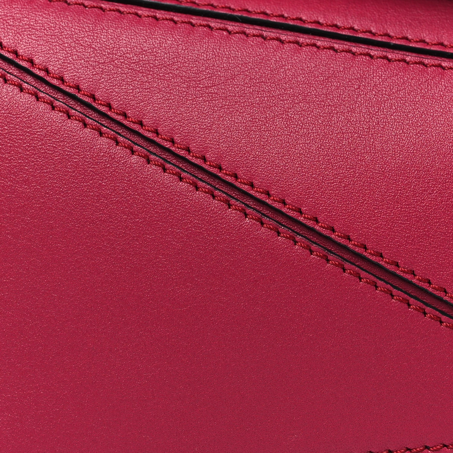 Loewe Calfskin Mini Puzzle Bag Raspberry 7 of 10