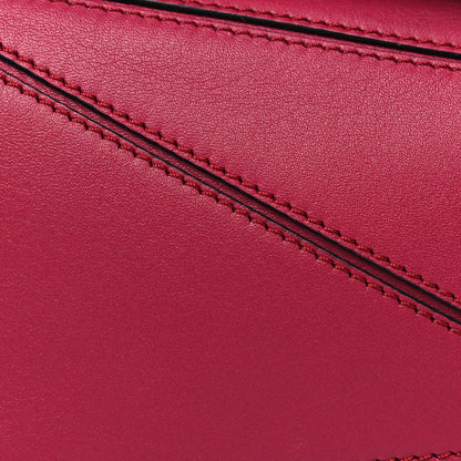 Loewe Calfskin Mini Puzzle Bag Raspberry 7 of 10