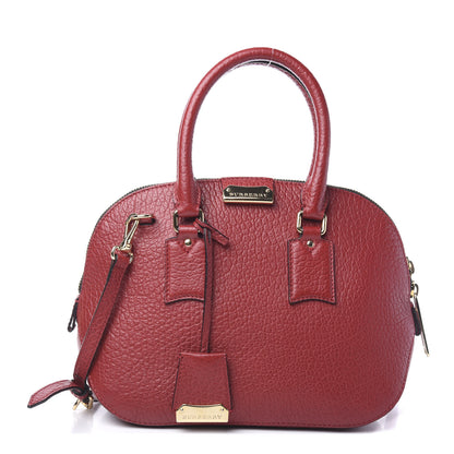 Burberry Heritage Grain Small Orchard Bowling Bag Military Red 1 of 11