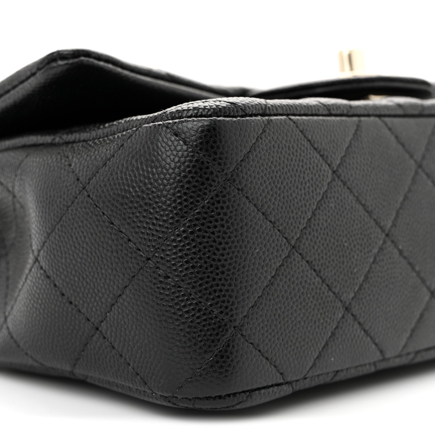 Chanel Caviar Quilted Mini Rectangular Flap Black 9 of 11