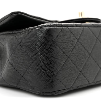 Chanel Caviar Quilted Mini Rectangular Flap Black 9 of 11