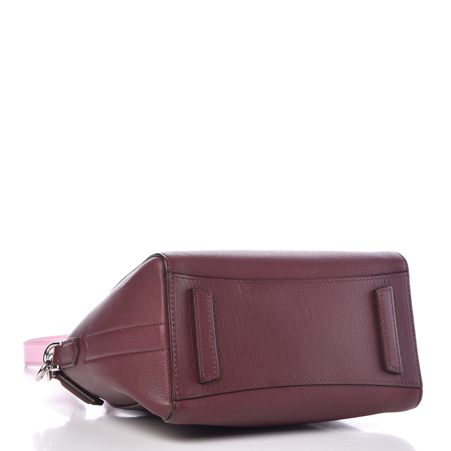 Givenchy Sugar Goatskin Mini Tri-Color Antigona Burgundy Pink White 4 of 10