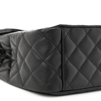 Chanel Caviar Quilted XXL Travel Flap Bag Black 9 of 11