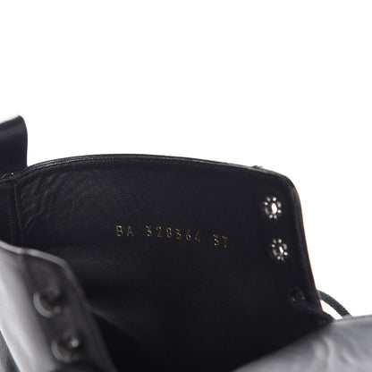 Saint Laurent Smooth Calfskin Ankle Boots 37 Black 9 of 10
