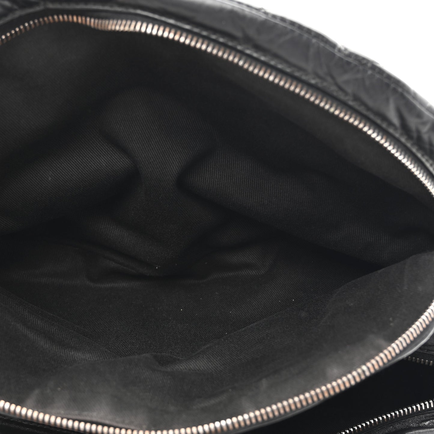 Lambskin Vintage Ligne Lady Braid Tote Black
