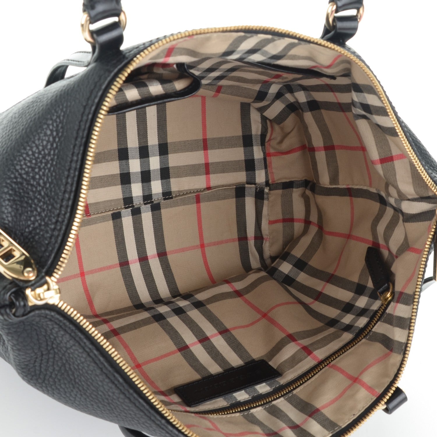 Burberry London Grainy Calfskin Small Salisbury Tote Black 5 of 8