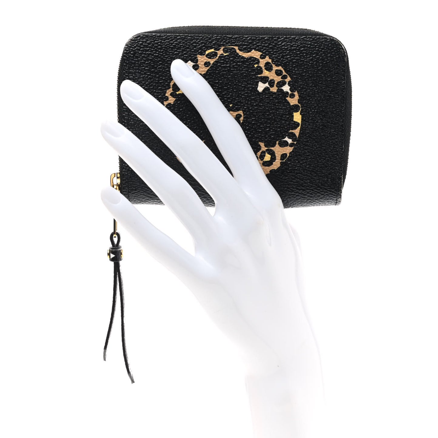Monogram Giant Jungle Zippy Coin Purse Black