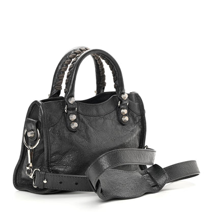 Balenciaga Agneau Giant 12 Silver Hardware Mini City Gris Fossile 3 of 13