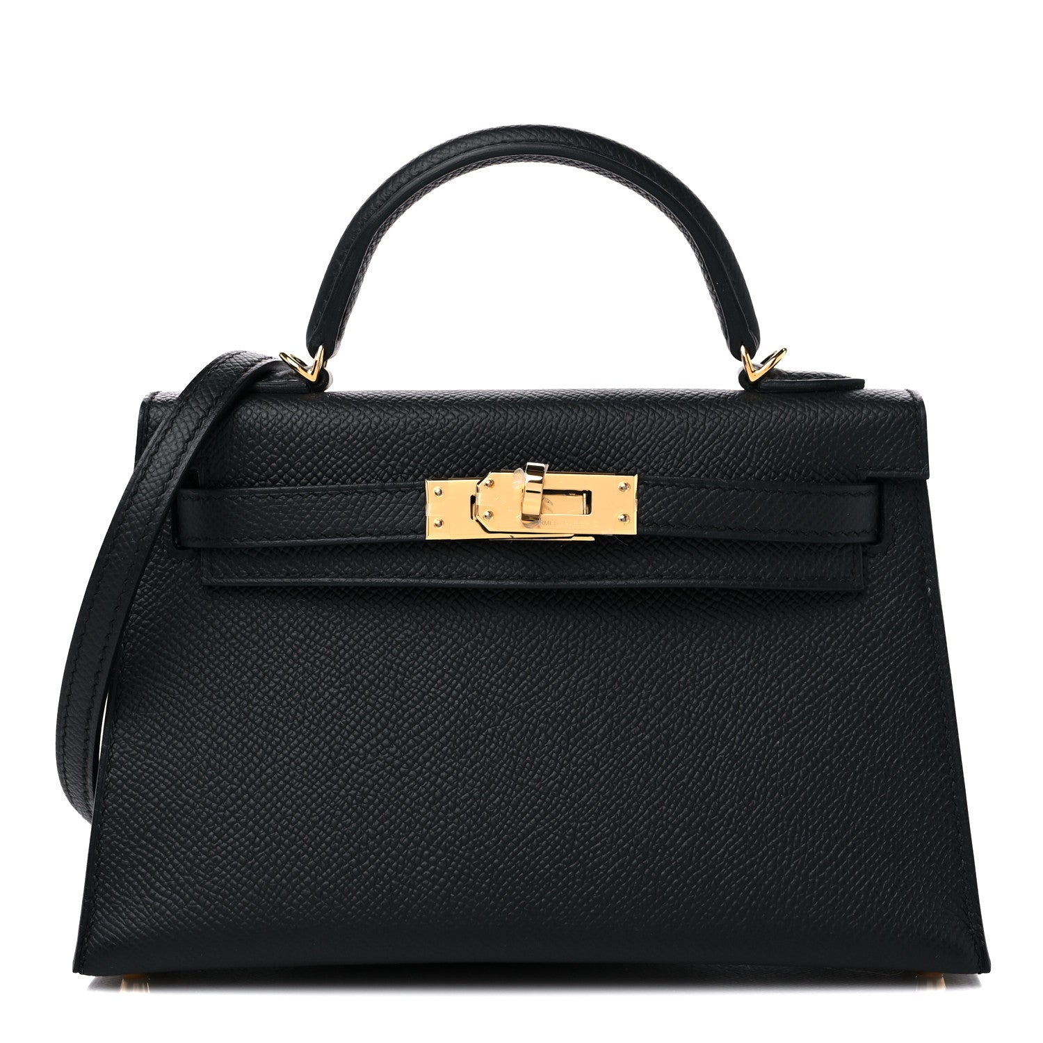 Hermes Epsom Mini Kelly Sellier 20 Black 1 of 10