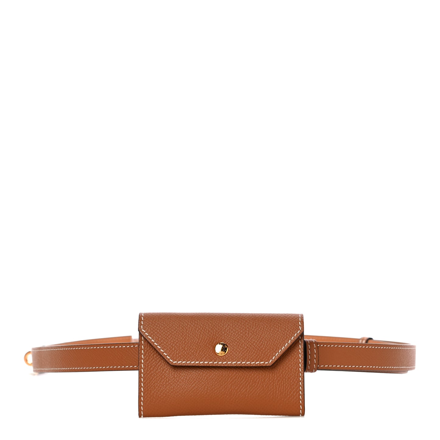Epsom Kelly Pocket Belt Gold