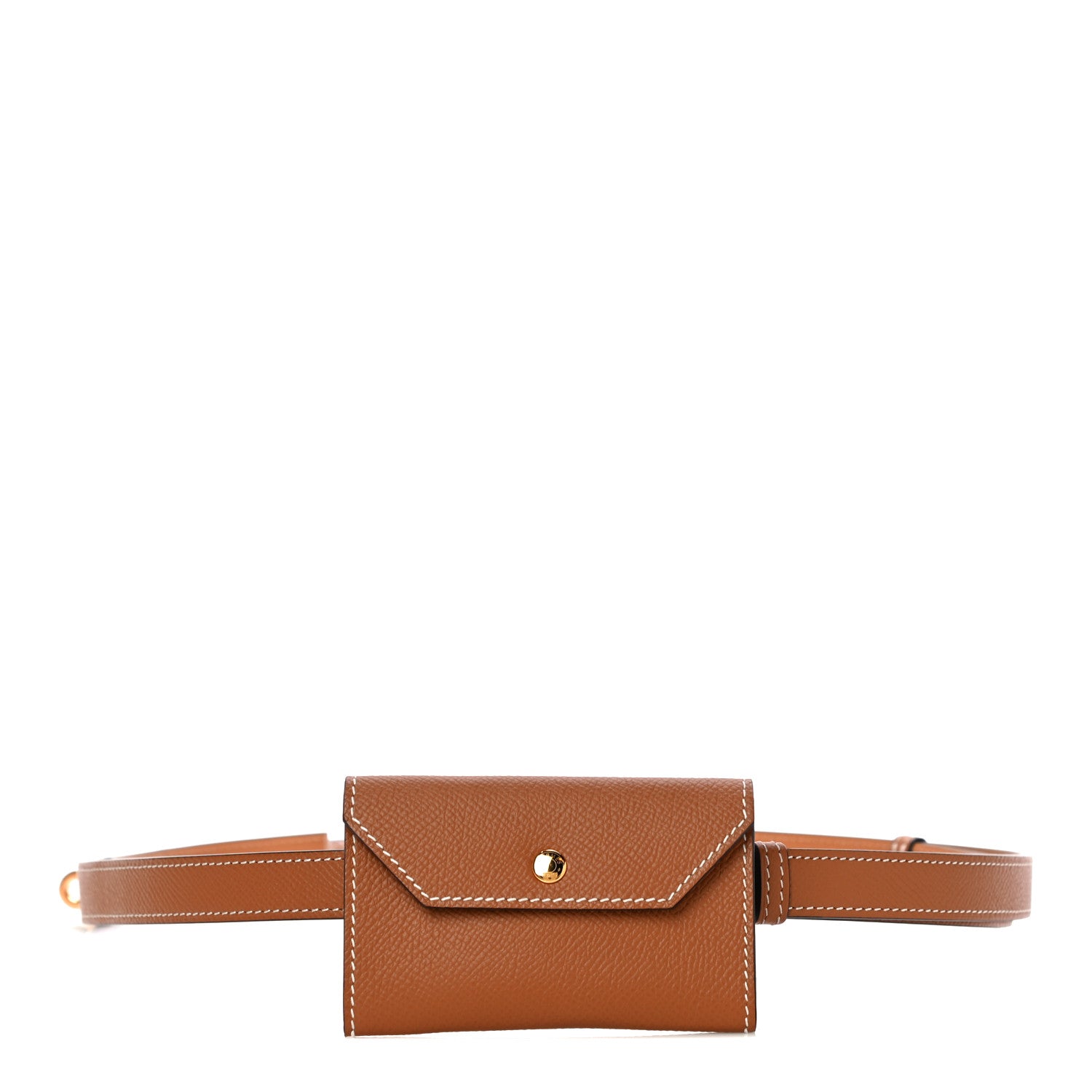 Hermes Epsom Kelly Pocket Belt Gold 1 of 13
