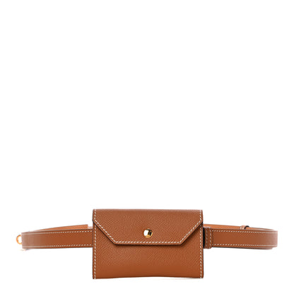 Hermes Epsom Kelly Pocket Belt Gold 1 of 13