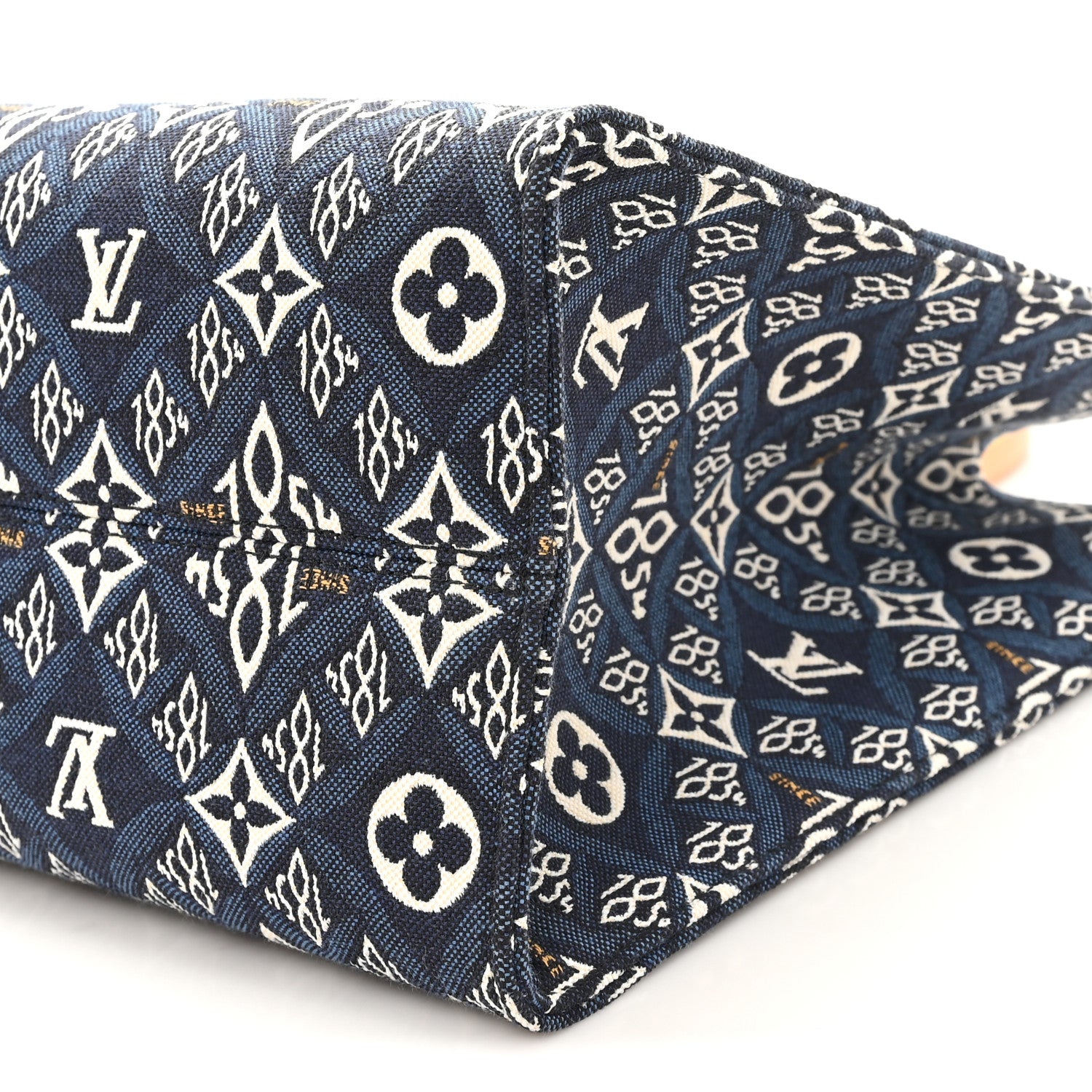 Louis Vuitton Jacquard Since 1854 Onthego MM Blue 9 of 9