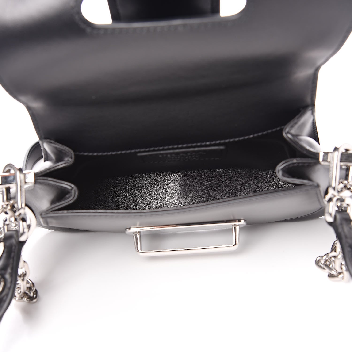 Prada City Calfskin Sidonie Shoulder Bag Black 5 of 9
