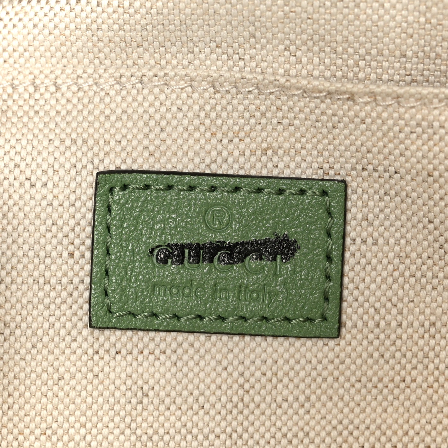 Sakai Be Green Calfskin Diagonal Stitched Small Blondie Shoulder Bag Light Green