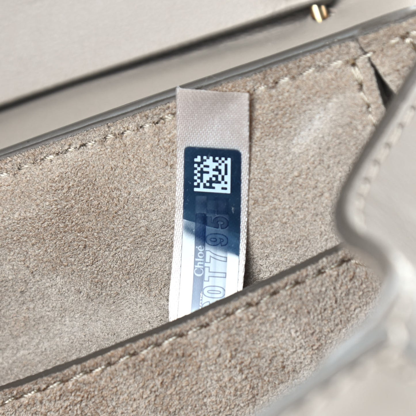 Quilted Calfskin Mini Drew Bijou Shoulder Bag Motty Grey