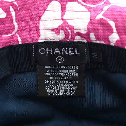 Chanel Cotton Canvas Bucket Hat M Pink White 6 of 6