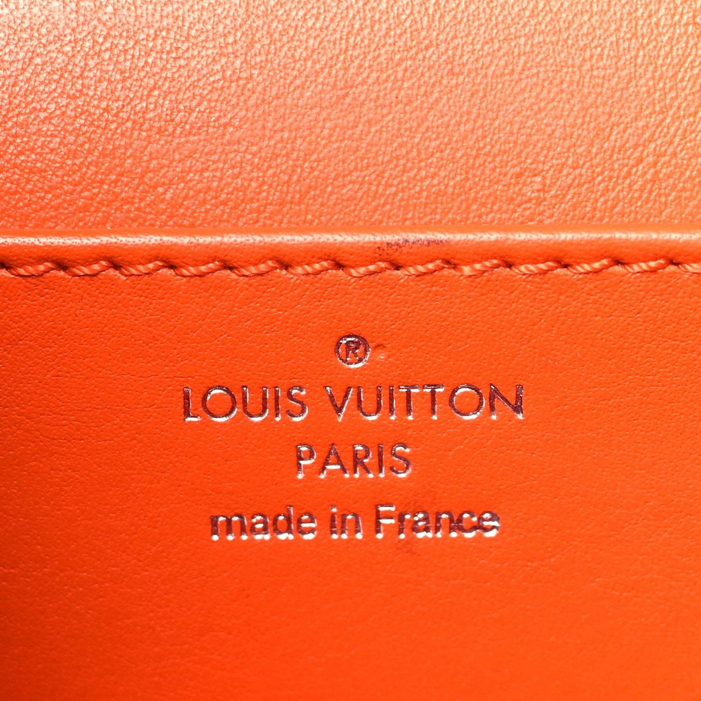 Grained Calfskin Vivienne NM Orange
