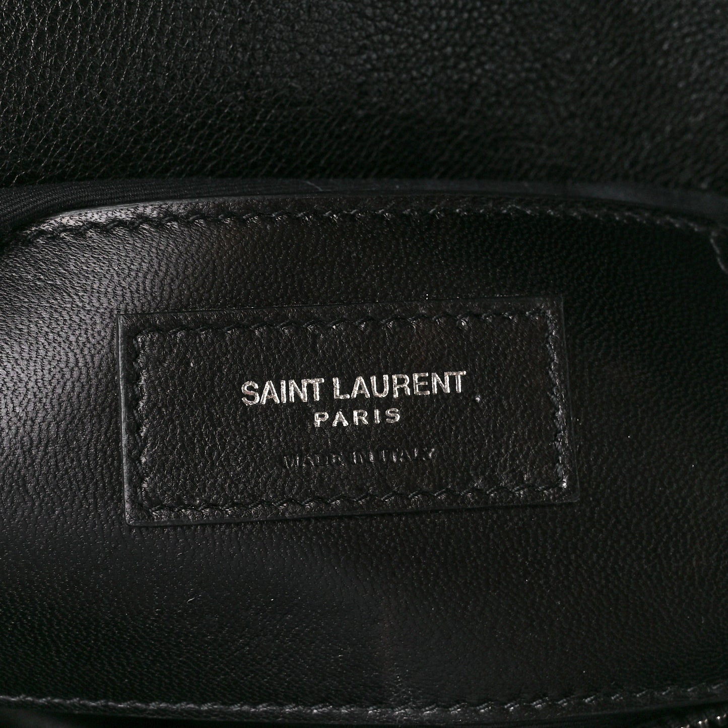 Calfskin Mixed Matelasse Triquilt Large Monogram Envelope Satchel Black White