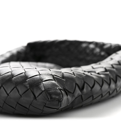 Bottega Veneta Calfskin Intrecciato Small Hop Black 10 of 14