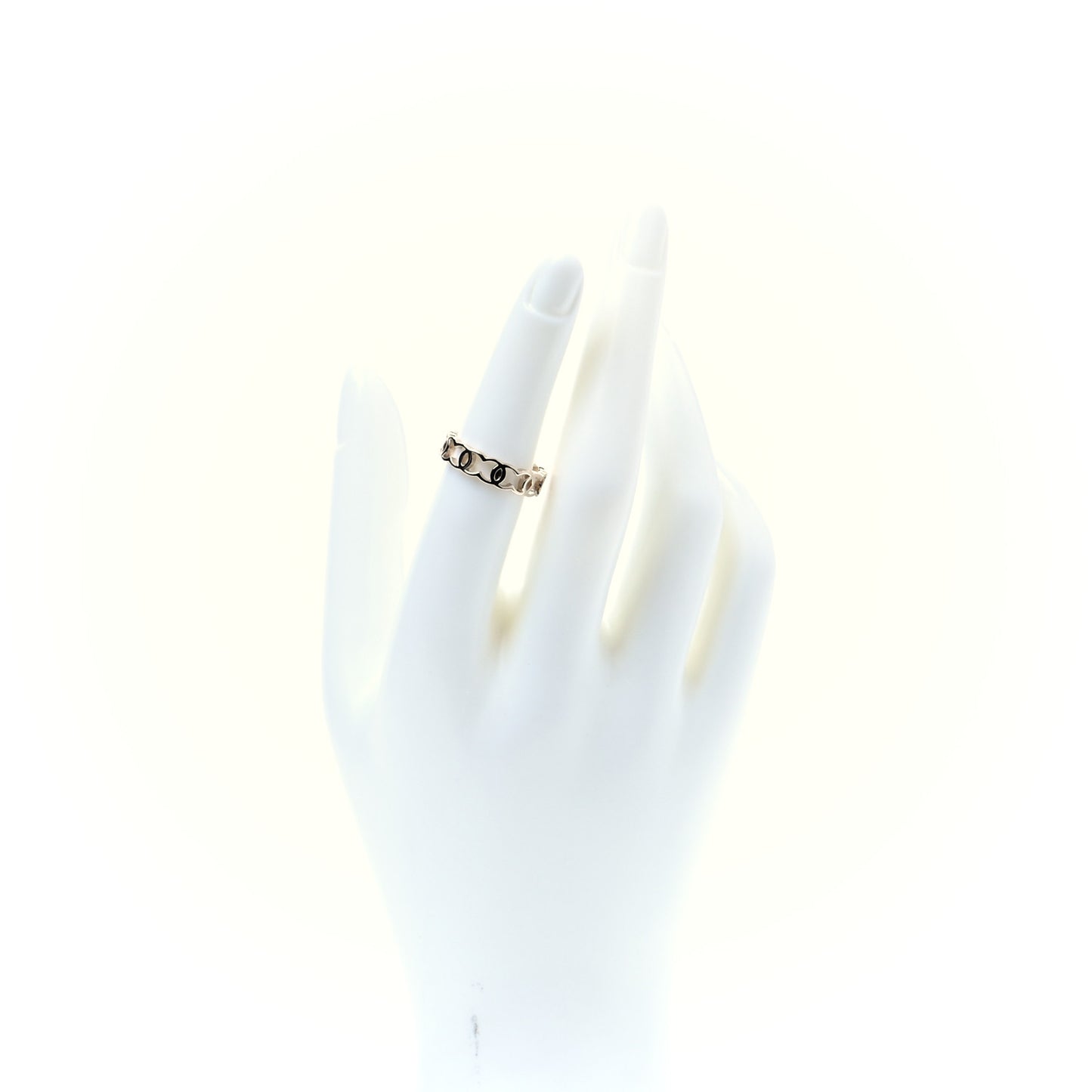 Metal CC Ring 6 52 Gold