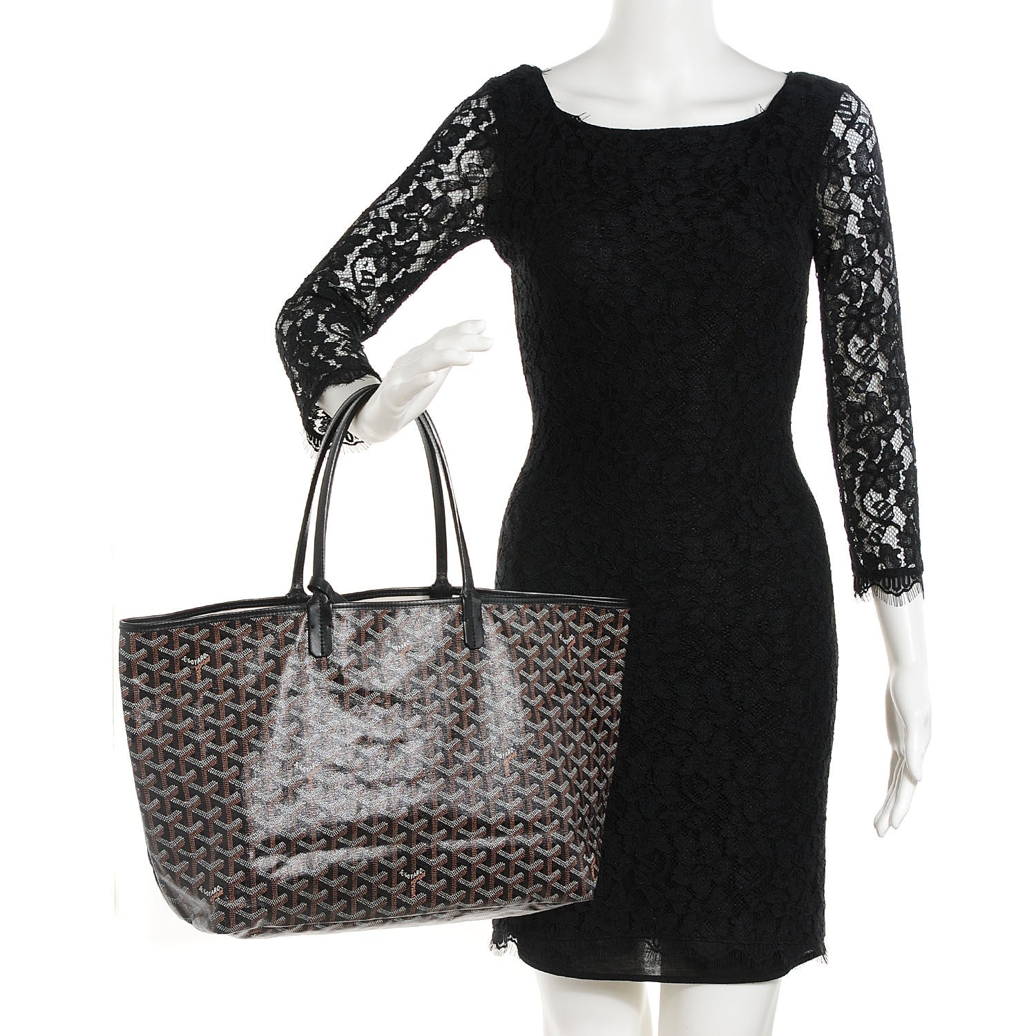 Goyard Goyardine Saint Louis PM Black 2 of 8