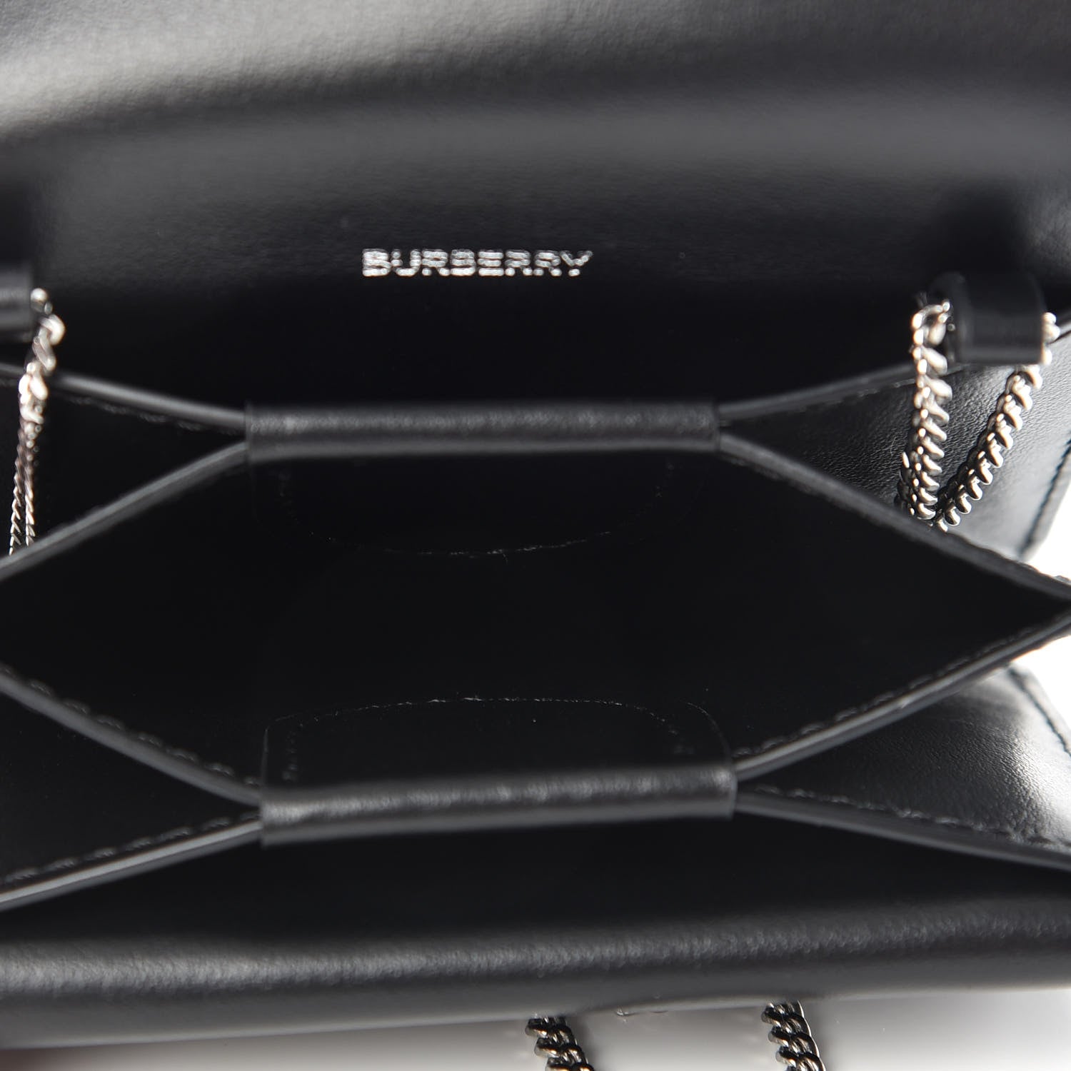 Burberry Vintage Check Jessie TB Crossbody Black 5 of 7