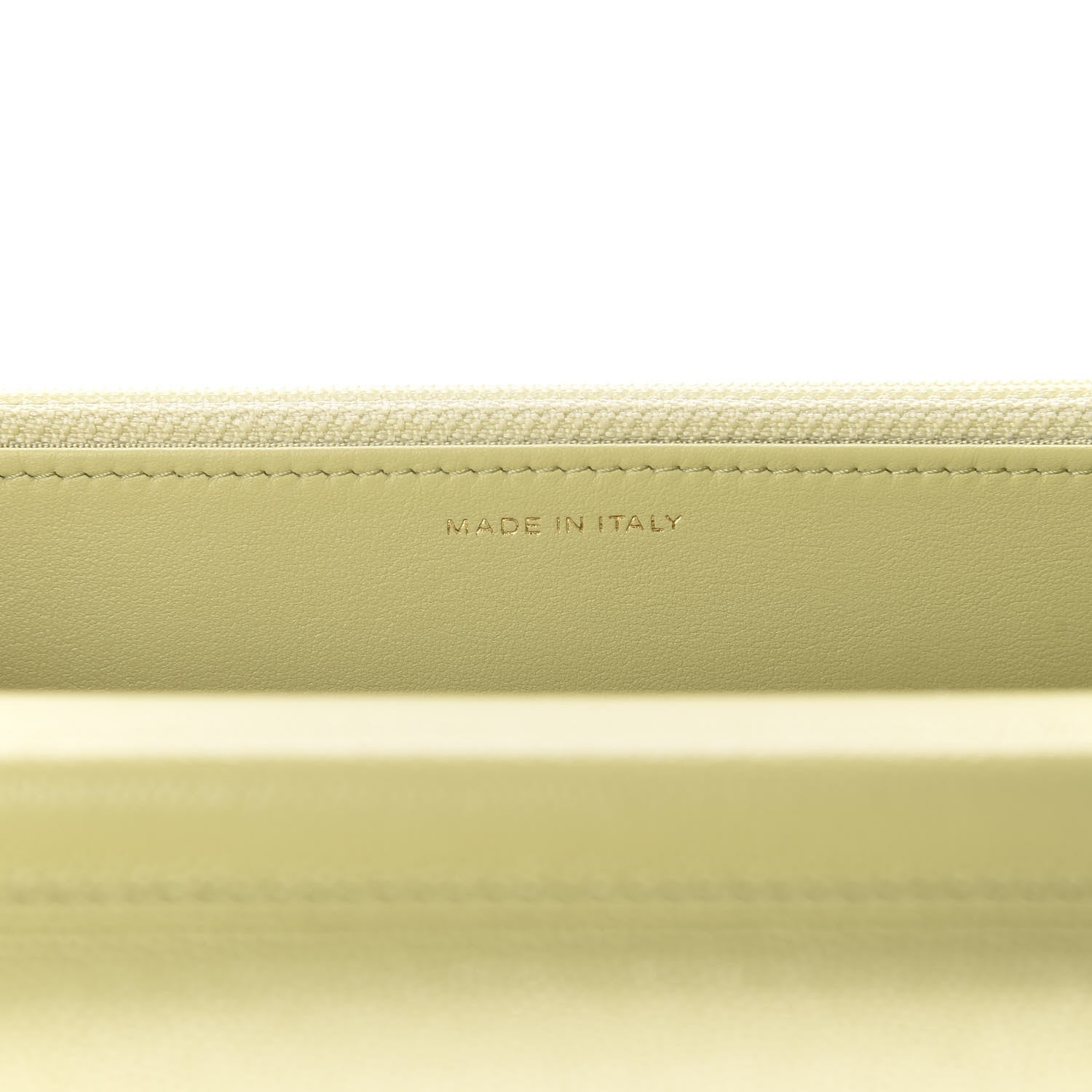 Chanel Caviar Quilted French New Wave Chain CC Wallet On Chain WOC Light Green 9 of 12